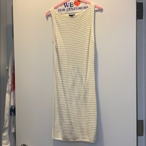 Theory white knit dress